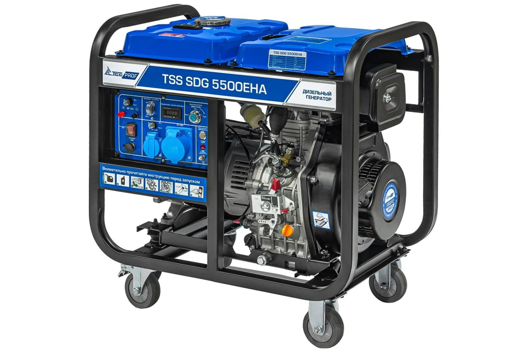 Дизель генератор TSS SDG 5500EHA Дизель генератор TSS SDG 5500EHA