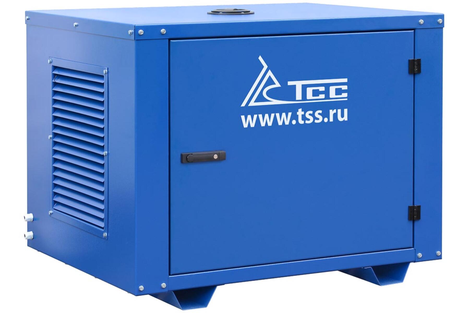 Бензогенератор 6 кВт TSS SGG 6000EH3NA в кожухе МК