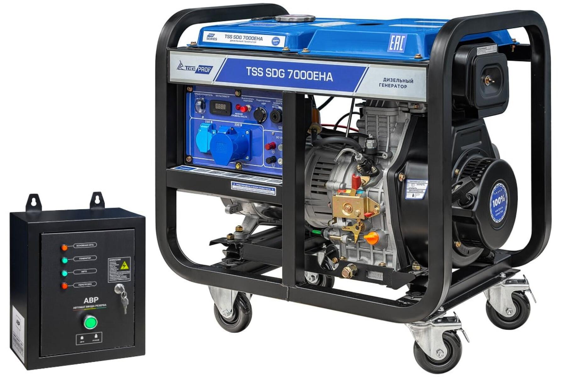 Дизель генератор TSS SDG 7000EHA с АВР Дизель генератор TSS SDG 7000EHA с АВР