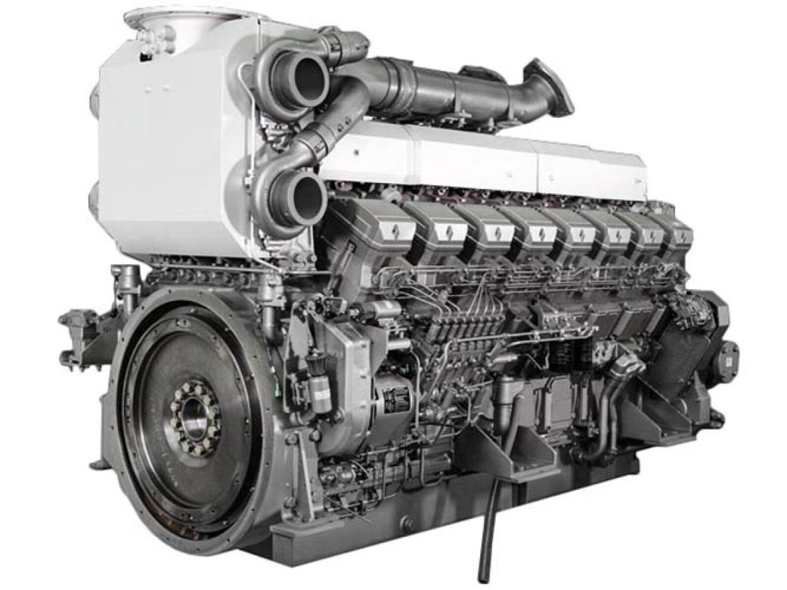 Двигатель Mitsubishi S12R-PTAA2-C Двигатель Mitsubishi S12R-PTAA2-C
