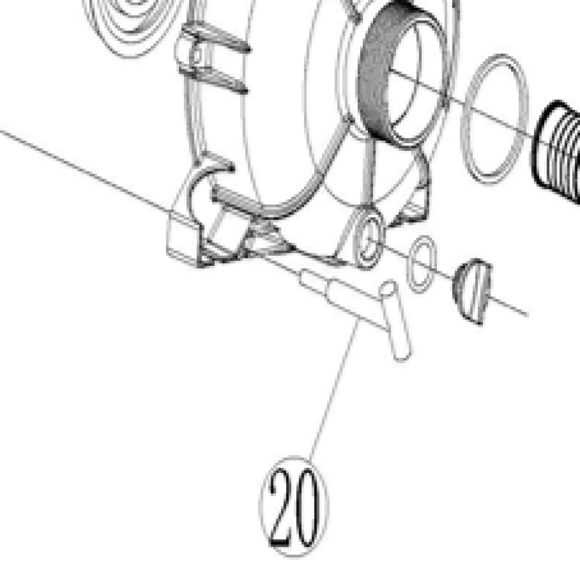 Винт корпуса помпы TSS PGT80/T-bolt (M8*88) PGT80, №20 (70010-03207-00) Винт корпуса помпы TSS PGT80/T-bolt (M8*88) PGT80, №20 (70010-03207-00)