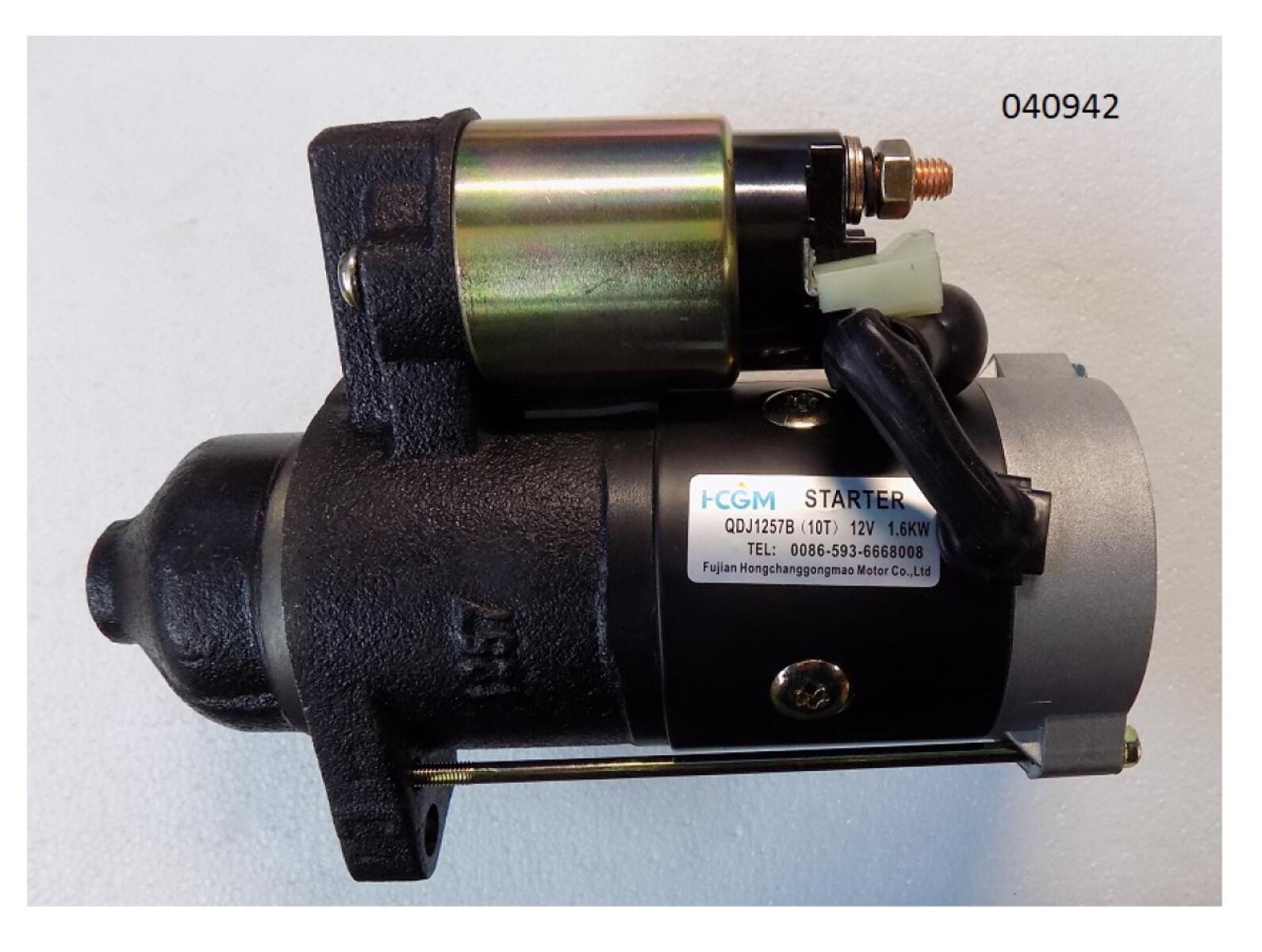 Стартер электрический SDG 11000(..),CD2V88F Sh / Start motor (QDJ1257B 12V1.6KW) Стартер электрический SDG 11000(..),CD2V88F Sh / Start motor (QDJ1257B 12V1.6KW)