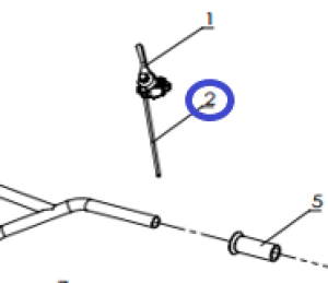 Тросик газа TSS DMR600L/Throttle Cable, №1-2 (3140000241) Тросик газа TSS DMR600L/Throttle Cable, №1-2 (3140000241)