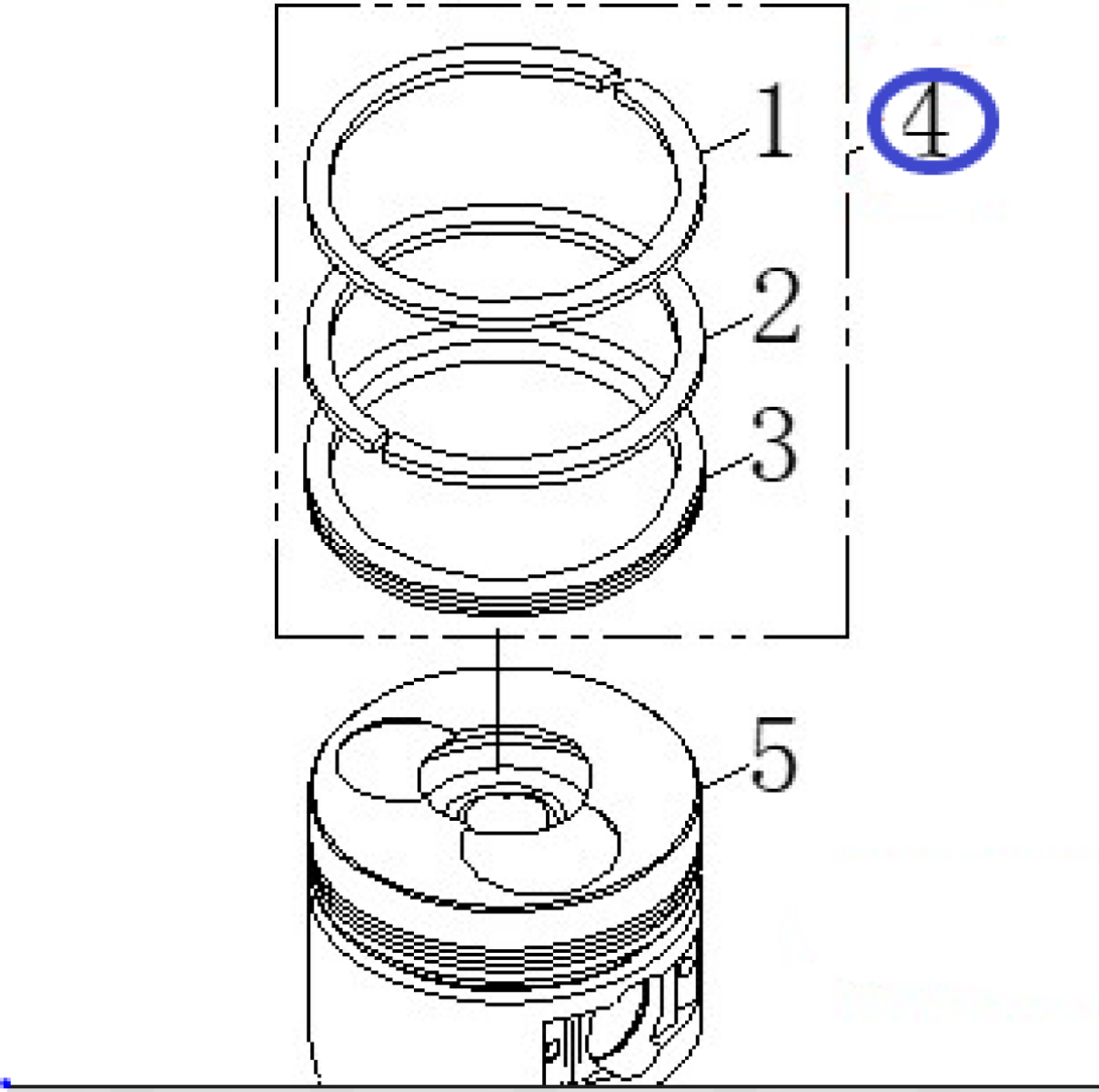 Кольца поршневые (комплект) Diesel 178FE/Piston ring set 178FE, TSS PDST80E, E-04/№4 (20084-00149-00) Кольца поршневые (комплект) Diesel 178FE/Piston ring set 178FE, TSS PDST80E, E-04/№4 (20084-00149-00)