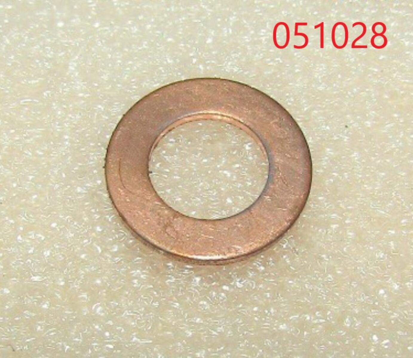 Прокладка маслопровода SDG 10000(..)-14000(..),LT290FE,LT292FE (медная D14х8х1) / Copper gasket D14х8х1 (1.02.09.99.0004)