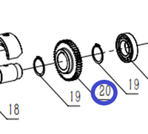 Шестерня ведущая TSS-CP-220/Gear, CNP330Y-1-C20 (3130102001) Шестерня ведущая TSS-CP-220/Gear, CNP330Y-1-C20 (3130102001)