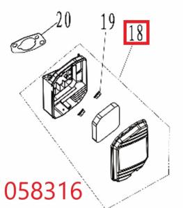 Фильтр воздушный в сборе SGG 11000E3Ui,LT196FiE Lt / Air cleaner assy (1.01.12.02.0036)