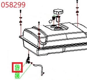 Кран топливного бака SGG 11000E3Ui,LT196FiE Lt / Fuel cock (1.05.08.99.0047) Кран топливного бака SGG 11000E3Ui,LT196FiE Lt / Fuel cock (1.05.08.99.0047)