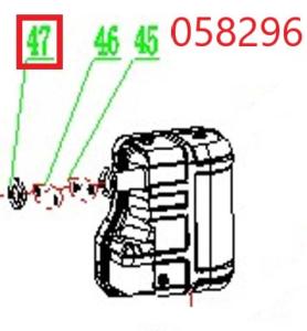 Прокладка глушителя SGG 11000E3Ui,LT196FiE Lt / Muffler gasket (1.01.13.01.0021) Прокладка глушителя SGG 11000E3Ui,LT196FiE Lt / Muffler gasket (1.01.13.01.0021)