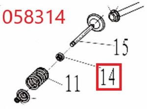 Колпачок маслосъемный SGG 11000E3Ui,LT196FiE Lt / Valve oil seal (1.01.05.09.0005) Колпачок маслосъемный SGG 11000E3Ui,LT196FiE Lt / Valve oil seal (1.01.05.09.0005)