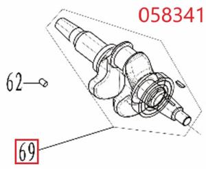 Вал коленчатый SGG 11000E3Ui,LT196FiE Lt / Crankshaft Assy (1.01.04.06.0227) Вал коленчатый SGG 11000E3Ui,LT196FiE Lt / Crankshaft Assy (1.01.04.06.0227)