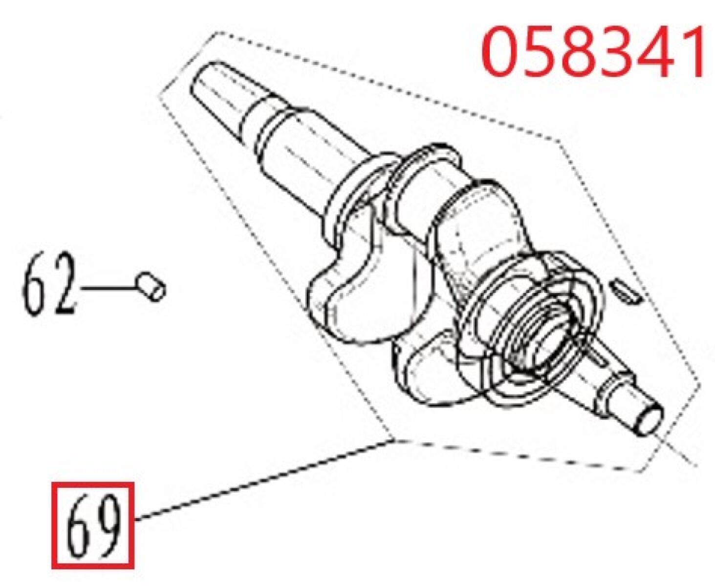 Вал коленчатый SGG 11000E3Ui,LT196FiE Lt / Crankshaft Assy (1.01.04.06.0227) Вал коленчатый SGG 11000E3Ui,LT196FiE Lt / Crankshaft Assy (1.01.04.06.0227)