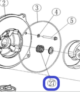 Уплотнитель механический TSS PGT100/Mechanical seal PGT100, №27 (70010-00602-00) Уплотнитель механический TSS PGT100/Mechanical seal PGT100, №27 (70010-00602-00)