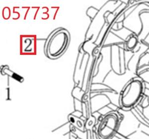 Сальник КВ в крышке блока цилиндров SGG 16000(.L.)-18000(.L.),LC2V90FD Lc (43×55×7) / Oil seal (43×55×7) (380650651-0001) Сальник КВ в крышке блока цилиндров SGG 16000(.L.)-18000(.L.),LC2V90FD Lc (43×55×7) / Oil seal (43×55×7) (380650651-0001)