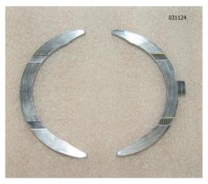 Полукольца упорные вала коленчатого (к-т из 2 шт ) TDR-K 18 4L;TDR-K 22 4L/Thrust pieces, kit
