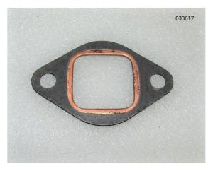 Прокладка выпускного коллектора и головки Yangdong Y4105D/Exhaust pipe gasket