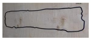 Прокладка крышки клапанов 6LTAA8.9-G2/GASKET,VALVE COVER (3959798)