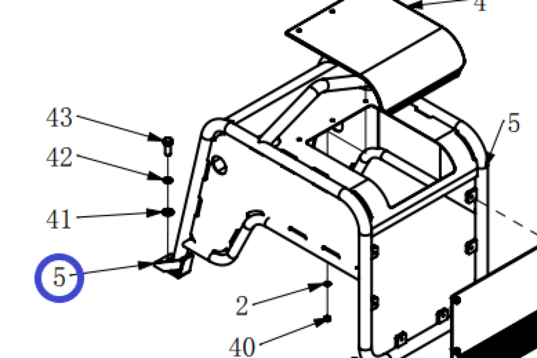 Рама защитная TSS-CP-350D/Frame, №5 (2304-11000-3) Рама защитная TSS-CP-350D/Frame, №5 (2304-11000-3)