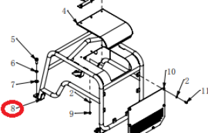 Рама защитная TSS-CP-450D/Frame, №8 (2305-11000-3) Рама защитная TSS-CP-450D/Frame, №8 (2305-11000-3)