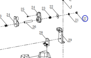 Гайка болта крепления рычага TSS-CP-220/Hex nut, CNP330Y-1-B27 (4020100008) Гайка болта крепления рычага TSS-CP-220/Hex nut, CNP330Y-1-B27 (4020100008)