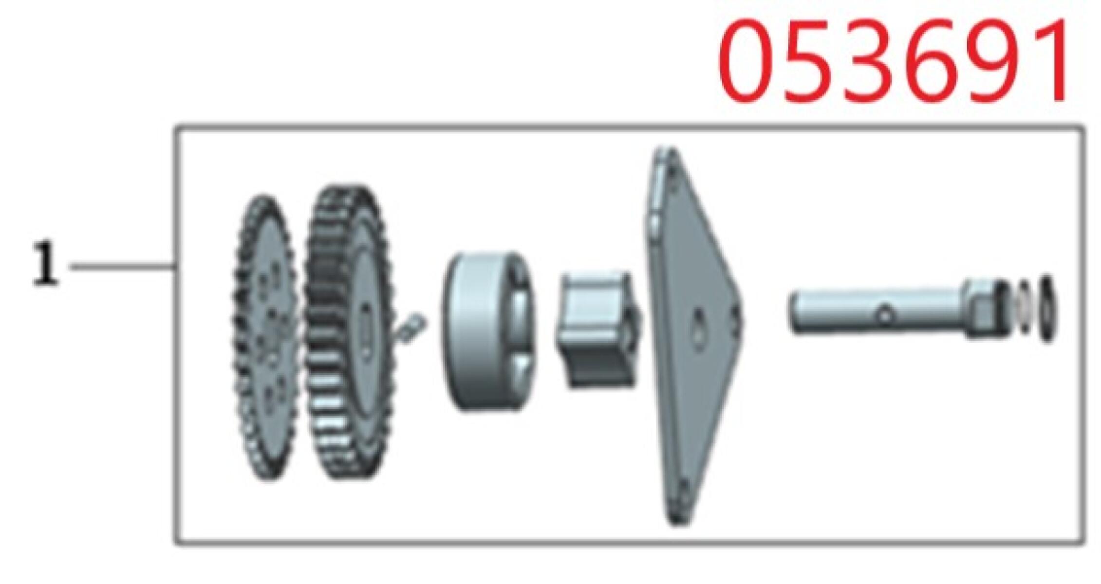 Насос масляный SGG 17000(..)-18000(..),2V90F / Oil pump Assy (15100) Насос масляный SGG 17000(..)-18000(..),2V90F / Oil pump Assy (15100)