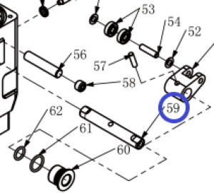 Вал насоса реверса TSS-CP-240/Shaft, №59 (2302-14004-1) Вал насоса реверса TSS-CP-240/Shaft, №59 (2302-14004-1)