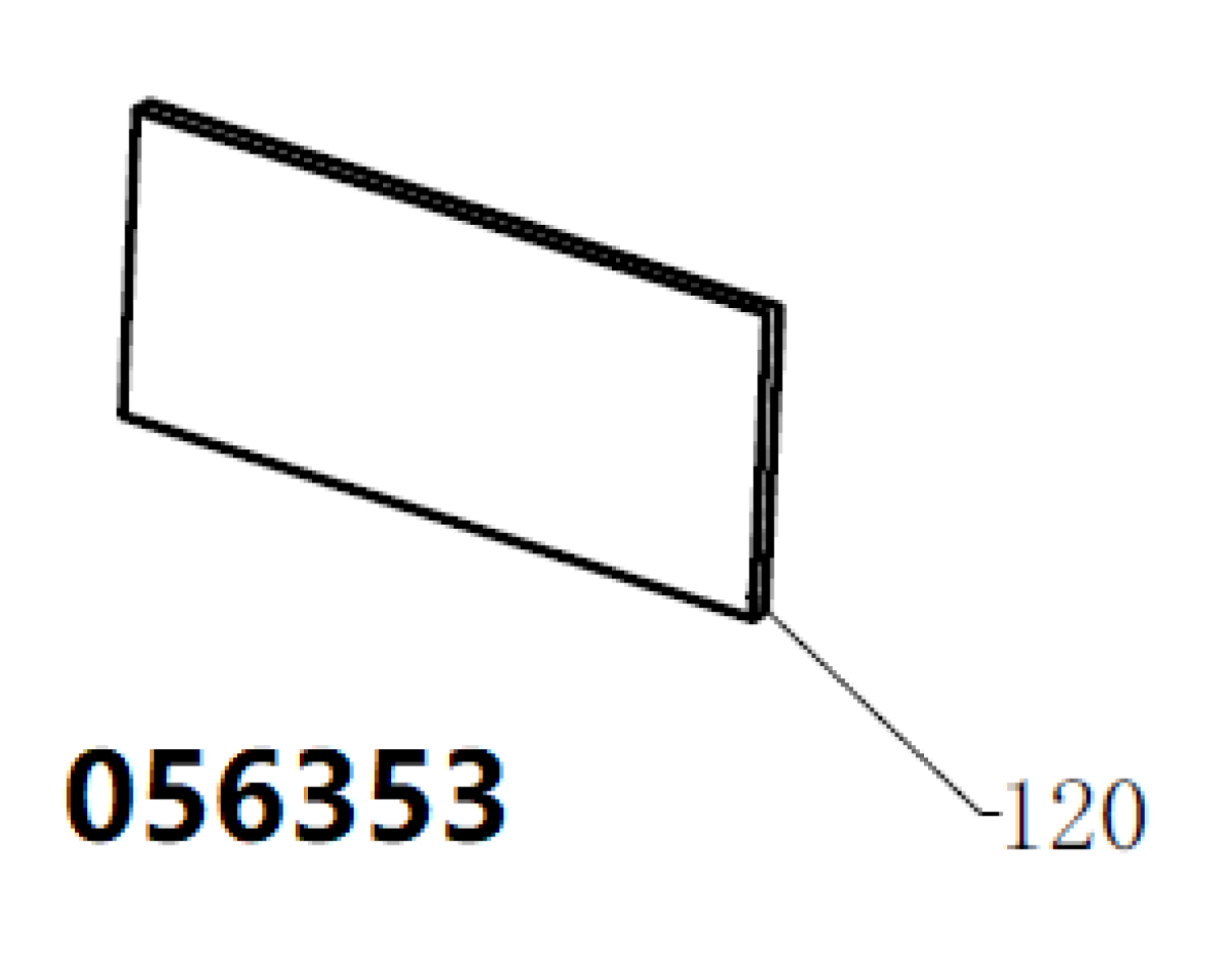 Стекло защитное прозрачное TSS DUAL DWG-500 / Position120 - Transparent window glass (70009-04657-00) Стекло защитное прозрачное TSS DUAL DWG-500 / Position120 - Transparent window glass (70009-04657-00)