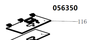Дверь верхней крышки кожуха TSS DUAL DWG-500 / Position 116 The water tank door (33014-02903-00) Дверь верхней крышки кожуха TSS DUAL DWG-500 / Position 116 The water tank door (33014-02903-00)