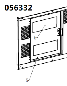 DWG-500 / Position 5 - Side door sound-absorbing cotton (60007-01235-00) DWG-500 / Position 5 - Side door sound-absorbing cotton (60007-01235-00)