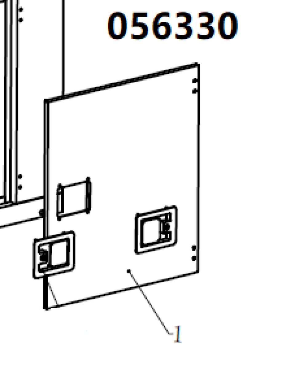 TSS DUAL DWG-500 / Position 1 - Side door (33014-02538-00) TSS DUAL DWG-500 / Position 1 - Side door (33014-02538-00)