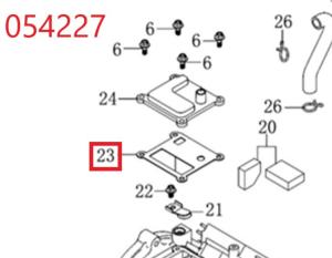 Прокладка крышки камеры вентиляции SGG 12000-18000(..),LC2V80FD,LC2V90FD Lc / Gasket breather chamber (110850025-0001) Прокладка крышки камеры вентиляции SGG 12000-18000(..),LC2V80FD,LC2V90FD Lc / Gasket breather chamber (110850025-0001)