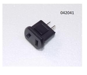 Разъем зарядки аккумуляторов 12V SGG 1800Si-3000ESi,KM (V-образный) / V-socket 12V