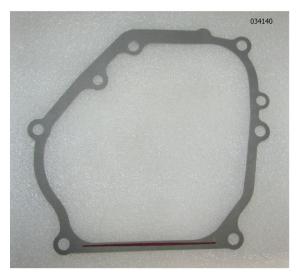 Прокладка крышки блока цилиндра SGG 2000N-3200EN Duplex, KM170FD/Crankcase cover gasket (03.01.11001-16802-00)