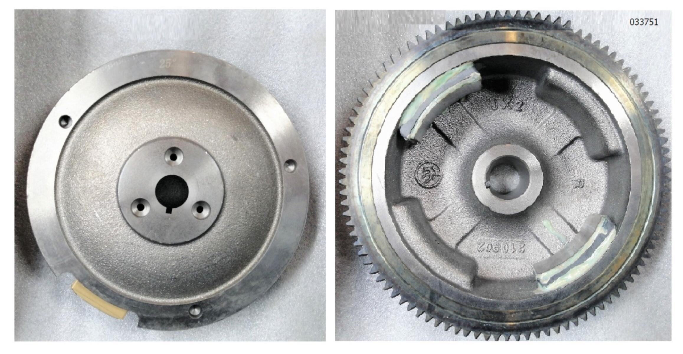 Маховик SGG 10000Ei,SV460 до 08.2024 (в сборе с венцом) Sc / Flywheel assy (20051-00020-00)