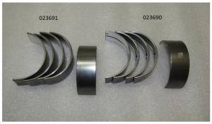 Вкладыши подшипника коренного нижние Ricardo Y485BD; TDK 17 4L (к-т из 5 шт)/Main bearing ( lower sh Вкладыши подшипника коренного нижние Ricardo Y485BD; TDK 17 4L (к-т из 5 шт)/Main bearing ( lower sh