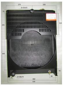Радиатор охлаждения TDL 19 2L/Radiator Радиатор охлаждения TDL 19 2L/Radiator