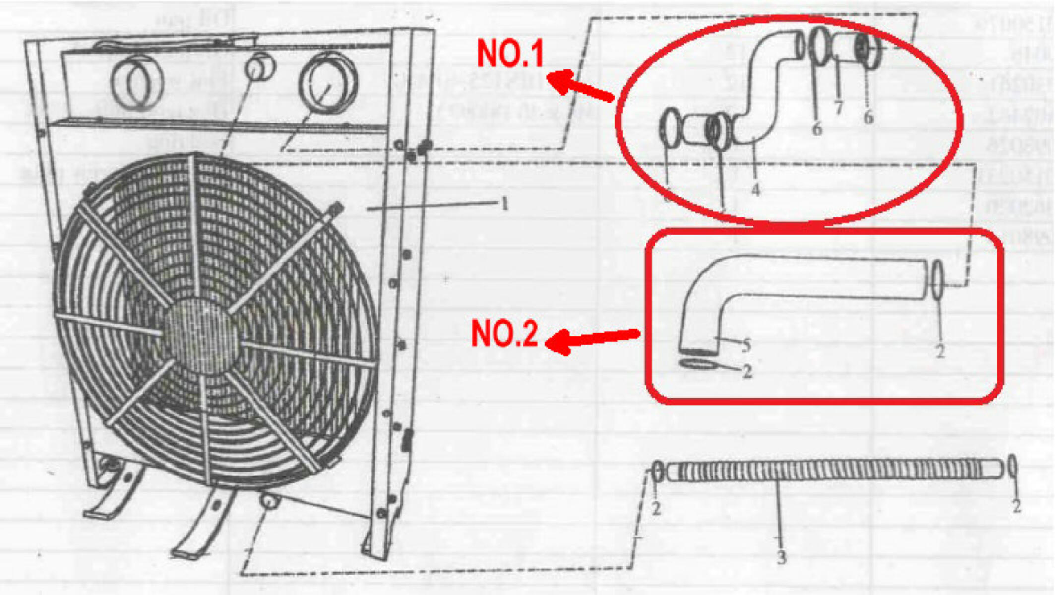 Радиатор в сборе с интеркулером WT12D-308/Radiator & intercooler assy Радиатор в сборе с интеркулером WT12D-308/Radiator & intercooler assy