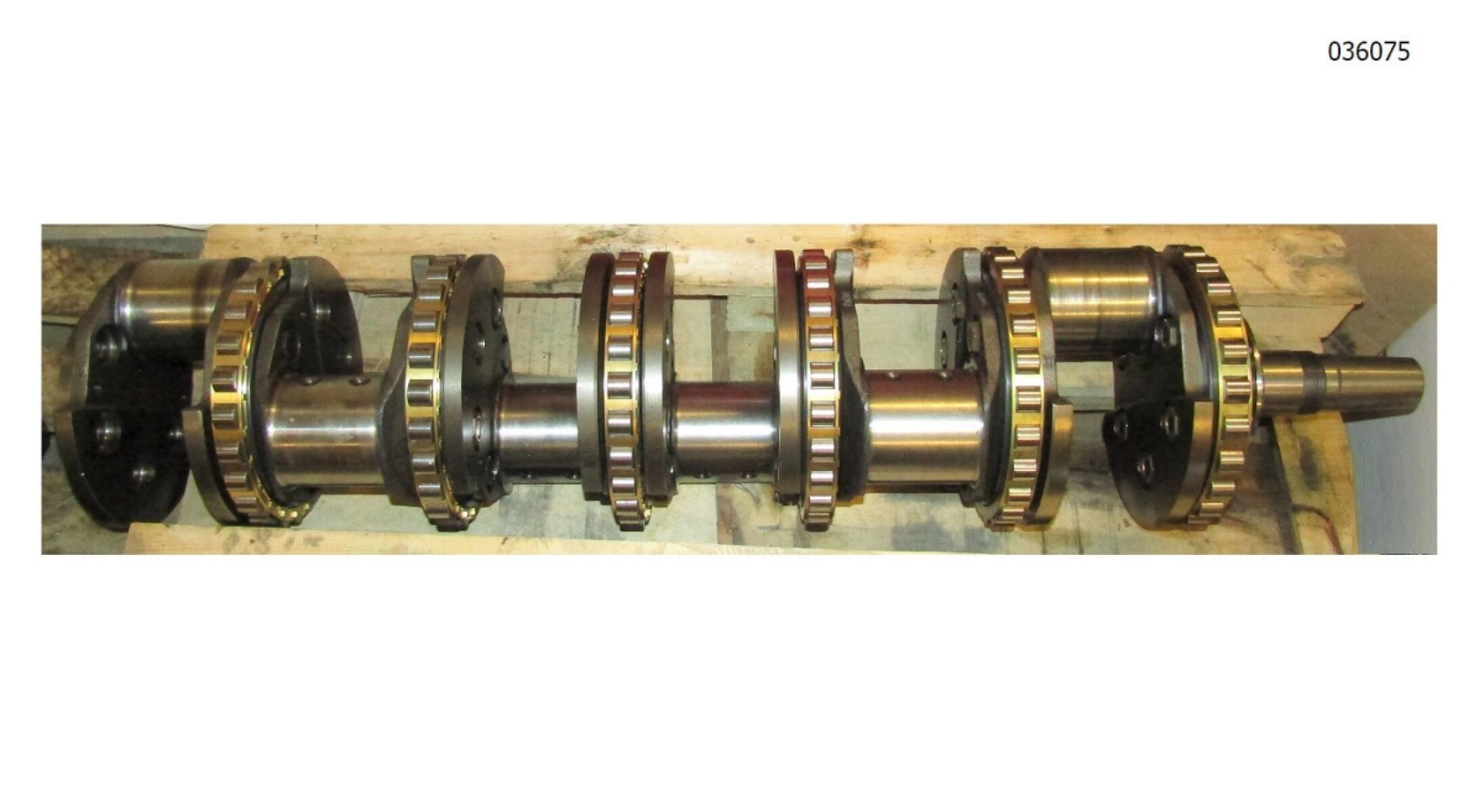 Вал коленчатый в сборе TDA-N 600 12VTE/Crankshaft (S00010206+01) Вал коленчатый в сборе TDA-N 600 12VTE/Crankshaft (S00010206+01)