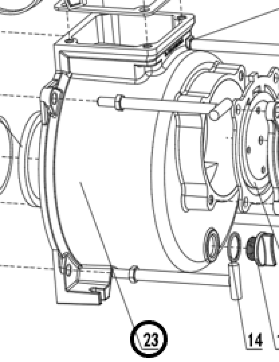 Корпус помпы TSS PDST100E/Pump body /4 inch clean water pump/with 188 power PDST100E, №23 (70010-00497-00) Корпус помпы TSS PDST100E/Pump body /4 inch clean water pump/with 188 power PDST100E, №23 (70010-00497-00)