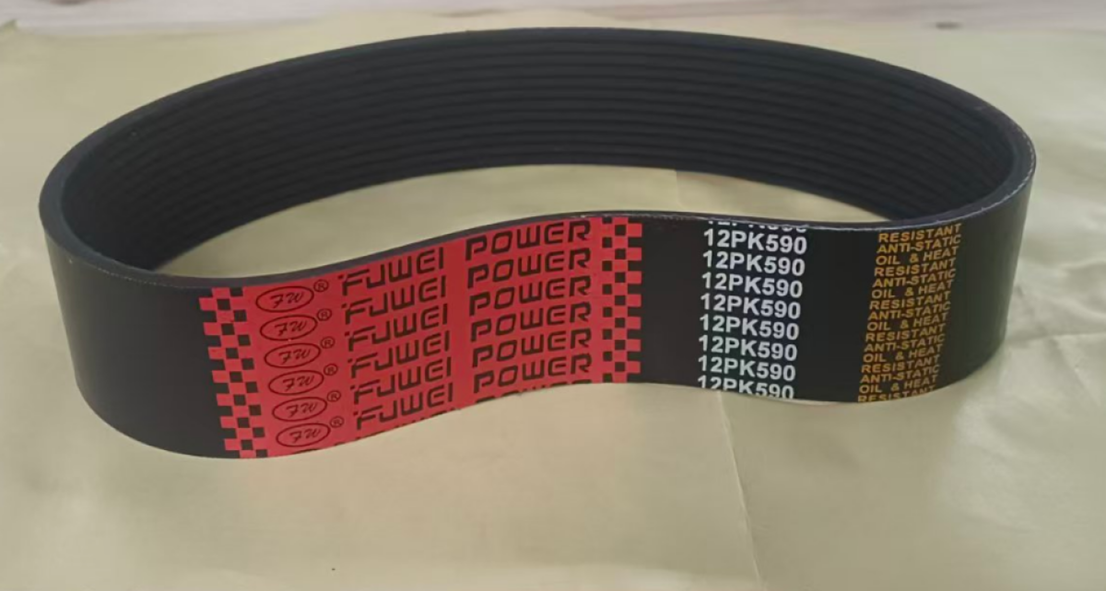 Ремень поликлиновой (12PK590) TSS RH-350L&H/belt of Q300S TSS RH-350, №42 (Q300S-042) Ремень поликлиновой (12PK590) TSS RH-350L&H/belt of Q300S TSS RH-350, №42 (Q300S-042)