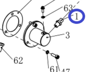 Переходник масляного цилиндра TSS-WP265YH/Oil pipe screw, cylinder, №1 (CNP330Y003-01) Переходник масляного цилиндра TSS-WP265YH/Oil pipe screw, cylinder, №1 (CNP330Y003-01)