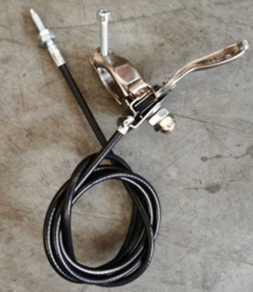 Рычаг газа в сборе с тросиком TSS-VTZ, VTH-1,2/throttle assembly (№3, SF-003) Рычаг газа в сборе с тросиком TSS-VTZ, VTH-1,2/throttle assembly (№3, SF-003)