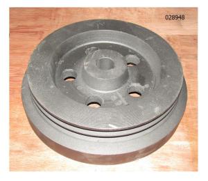 Шкив (38х375х98х4B) вала редуктора TSS GQ 52A/GQ52A BIG BELT PULL, №44 (60001005)