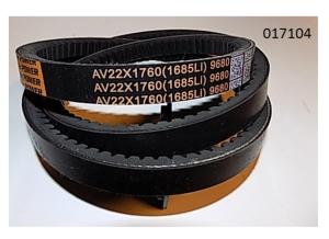 Ремень вентилятора TDX 555 12VTE/Belt for fan (AV22х1760 (1685Li )9680/ C-1727Li/1785Lw) Ремень вентилятора TDX 555 12VTE/Belt for fan (AV22х1760 (1685Li )9680/ C-1727Li/1785Lw)