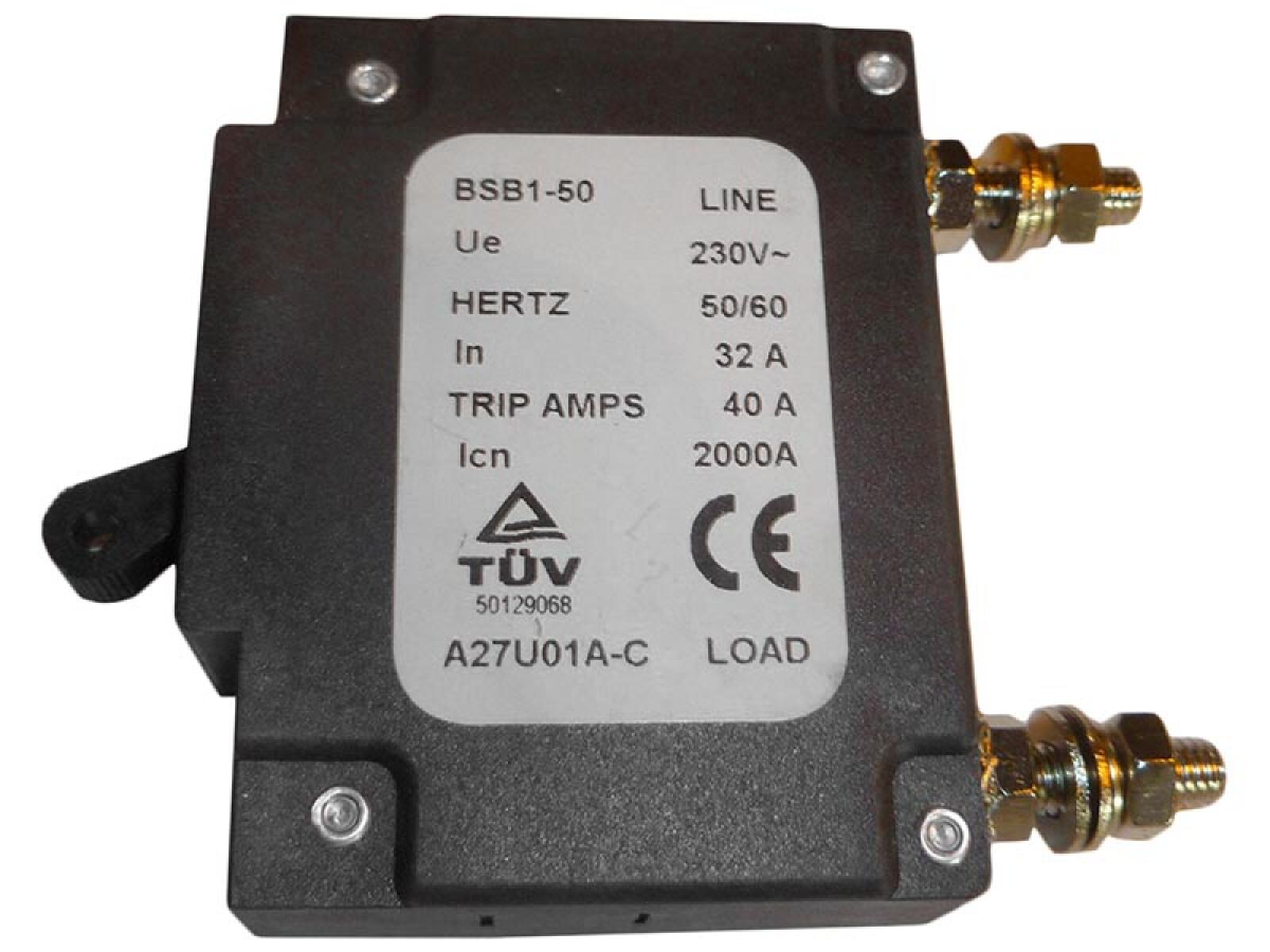 Выключатель автоматический (одинарный) 32A SGG 7500 / AC circuit breaker Выключатель автоматический (одинарный) 32A SGG 7500 / AC circuit breaker