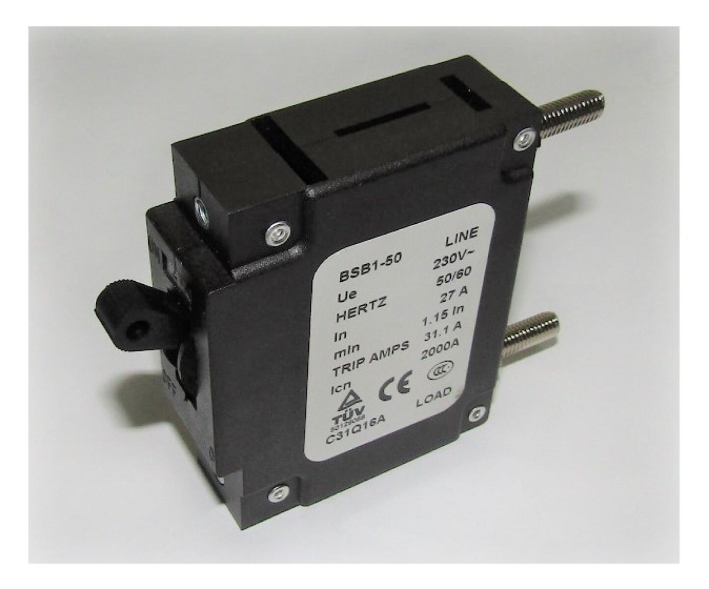 Выключатель автоматический (одинарный) 27А SGG 6000EN / AC circuit breaker Выключатель автоматический (одинарный) 27А SGG 6000EN / AC circuit breaker
