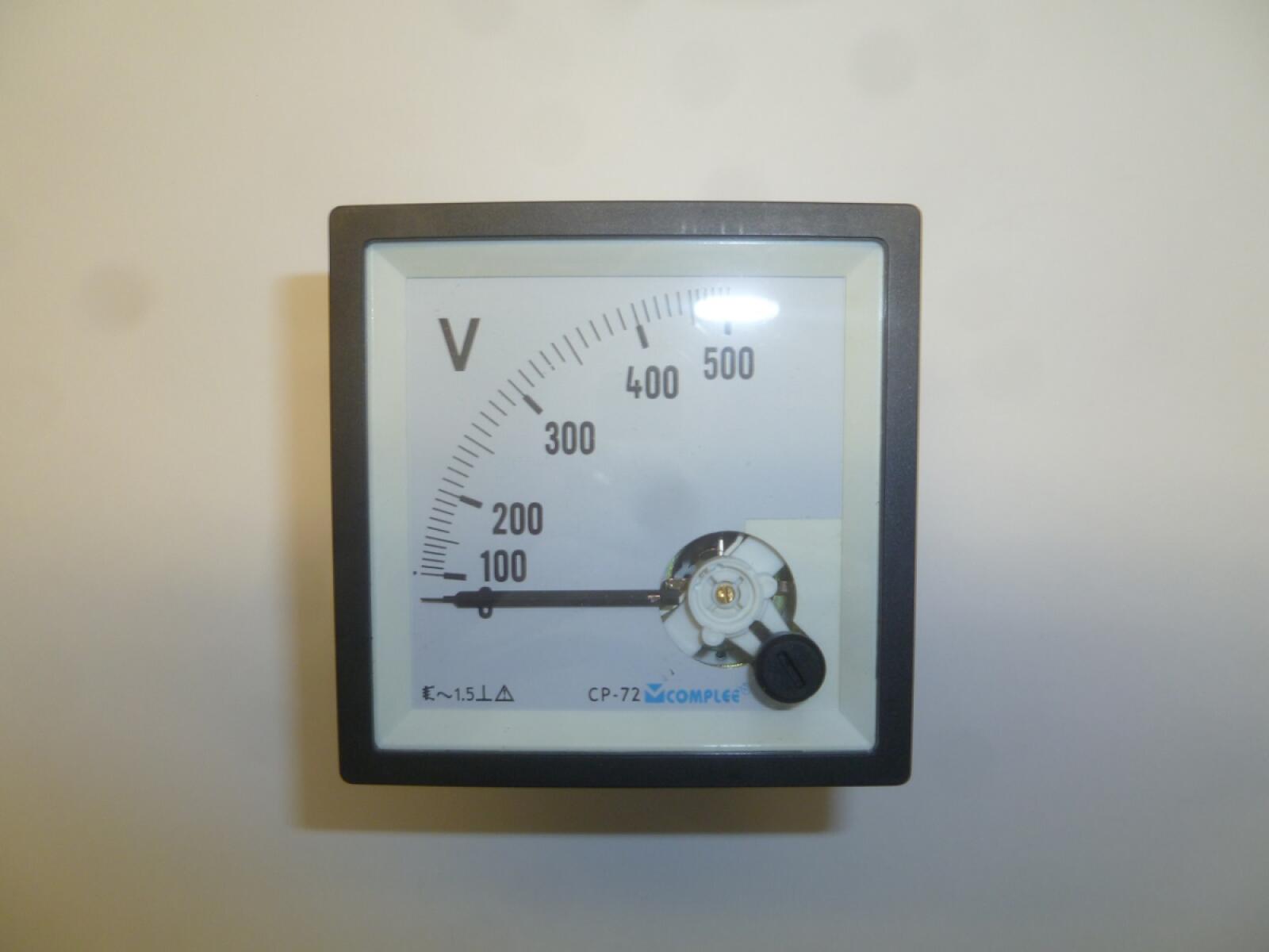Вольтметр (0-500 V,1,5) для Lester (voltmeter for YD480+BCI164D 1P) Вольтметр (0-500 V,1,5) для Lester (voltmeter for YD480+BCI164D 1P)