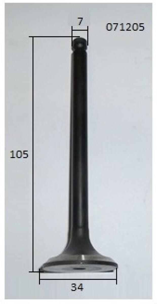 Клапан впускной KM376AG/Inlet valve Клапан впускной KM376AG/Inlet valve