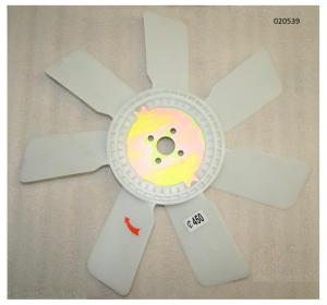 Крыльчатка вентилятора (D=450/7) TDQ 38 4L / Fan Крыльчатка вентилятора (D=450/7) TDQ 38 4L / Fan