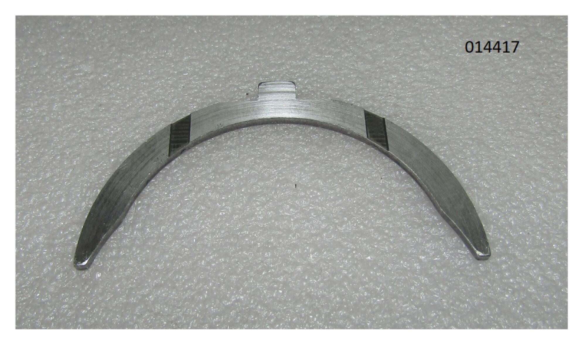 Полукольцо упорного подшипника коленчатого вала нижнее TDY 19 4L/Crankshaft thrust bearing, lower pa Полукольцо упорного подшипника коленчатого вала нижнее TDY 19 4L/Crankshaft thrust bearing, lower pa